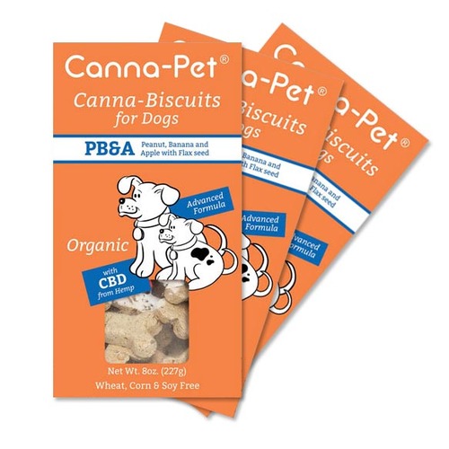 Package: Canna-Pet� Organic Vegan Biscuits - 3 Boxes PB& image