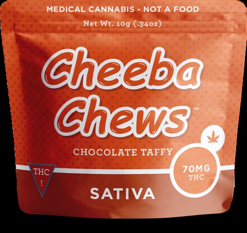 Medicated Chocolate Taffy-Sativa image